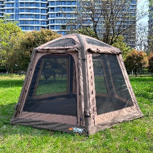 휴고 어라운드 돔 텐트 에어텐트 HA-360 초대형 5-6인용 캠핑 피크닉 차박 도킹텐트